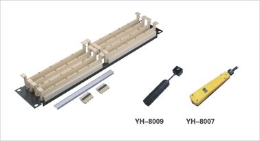 Trung Quốc Etherne Fiber Optic Patch Bảng điều chỉnh / 110 Patch Panel cho 110 Chặn Cross Kết nối hệ thống YH4022 nhà cung cấp