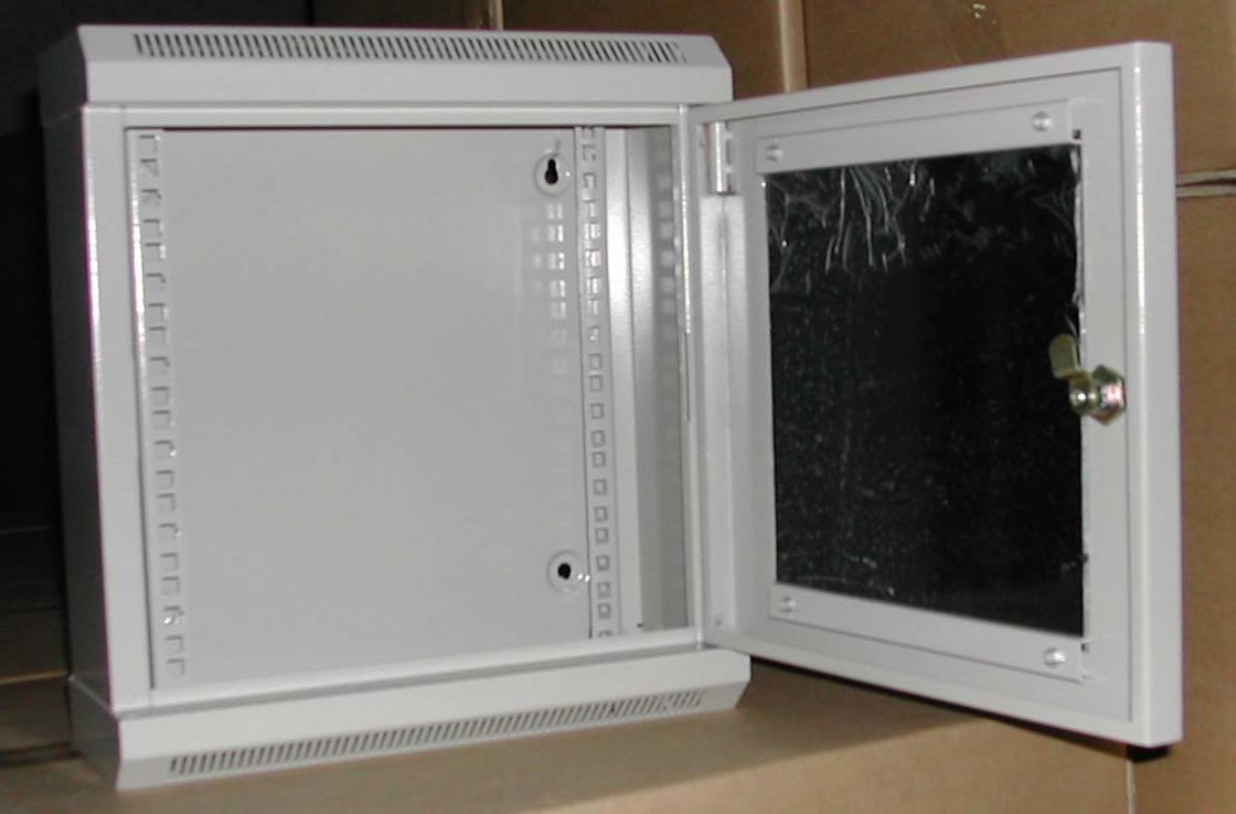 Tủ máy chủ mạng nhỏ gắn tường 10 inch có cửa kính YH2007