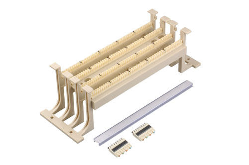 Điện thoại hệ thống dây chuyền cơ sở 100 cặp 110 kết thúc Block Patch Panel cho truyền thông mạng YH7036