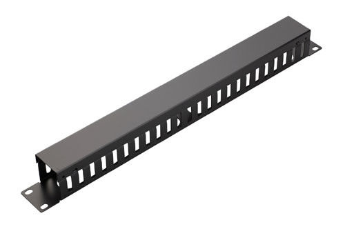 Quản lý cáp cao hiệu suất 1U Rack Mount, Quản lý cáp Amp với nắp YH4040