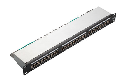 Đường sắt xích xích trong nước / 24 cổng Rj45 Đường viền kéo mượt mà và linh hoạt YH4007