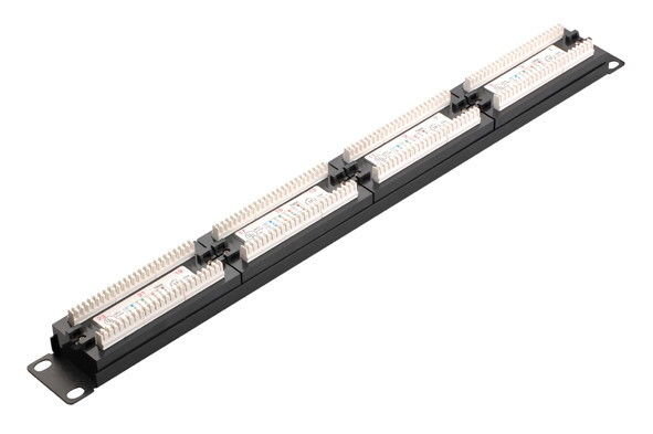Bảng điều khiển mạng lưới mật độ cao 24 Cổng CAT5E Cat6 với 4 loại màu YH4011