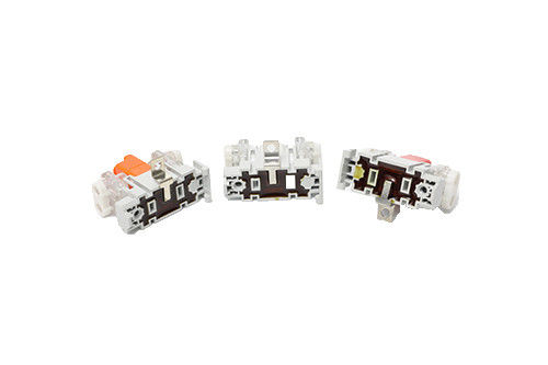 Telecom Drop Wire Subscriber Connector Đơn giản chỉ cần kẹp trên đường sắt hướng dẫn bên trong hộp phân phối