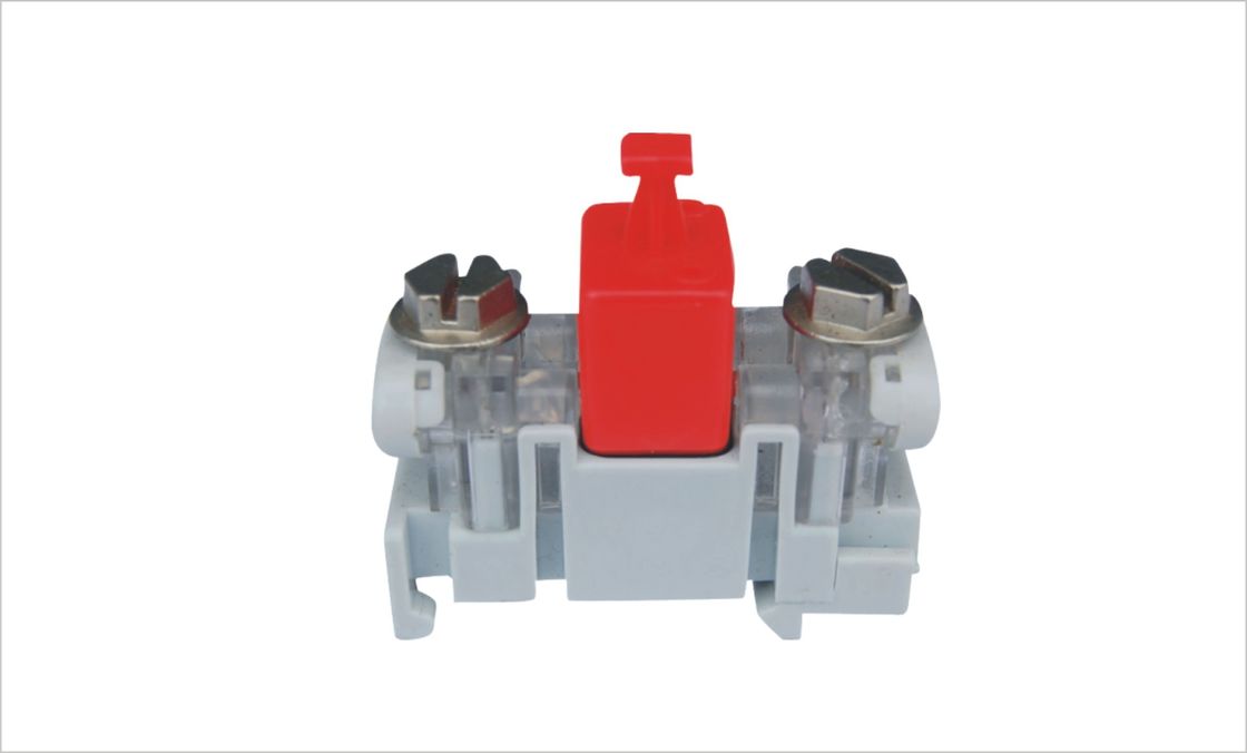 Telecom Drop Wire Subscriber Connector Đơn giản chỉ cần kẹp trên đường sắt hướng dẫn bên trong hộp phân phối
