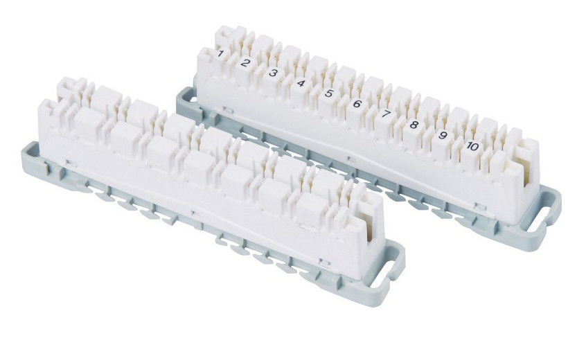 Dải băng tần cao CAT5E Mô-đun Krone 10 Cặp Khối thiết bị đầu cuối Quay lại / Hồ sơ Núi YH6468506100