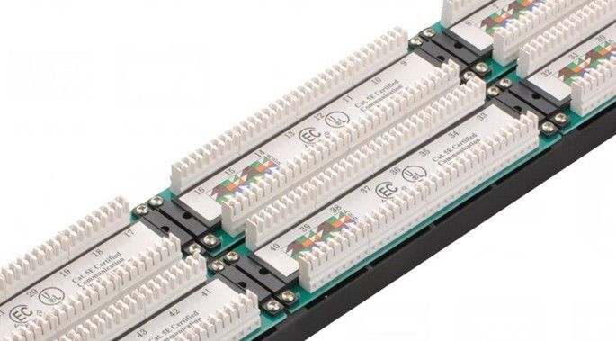 UTP 48 Cổng Patch Panel 2U AMP Loại Cat5e Patch Panels cho Trung Tâm Máy Tính YH4015