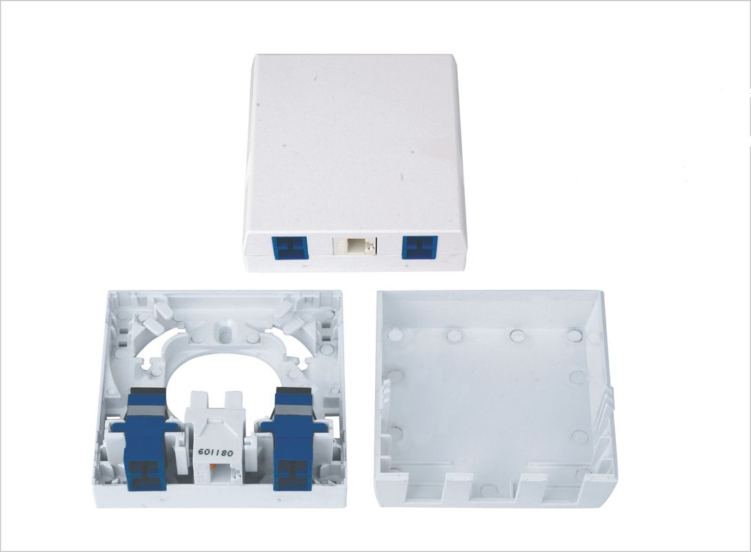 Sợi quang chấm dứt ổ cắm tường đơn gia đình đơn vị cho RJ45 và SC 86 loại gắn Box YH1043